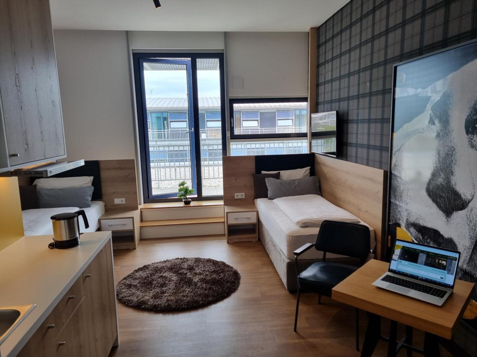 My Minga Airport Serviced Apartments Hallbergmoos Exterior foto